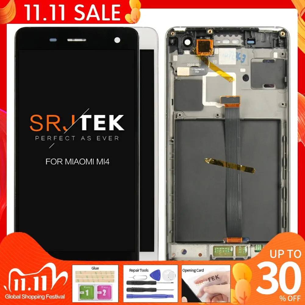 1920x1080 LCD Screen For Display XIAOMI Mi4 LCD Touch Screen with Frame Replace Display For Xiaomi Mi4 Mi 4 M4 LCD Display
1920x1080 LCD Screen For Display XIAOMI Mi4 LCD Touch Screen with Frame Replace Display For Xiaomi Mi4 Mi 4 M4 LCD Display