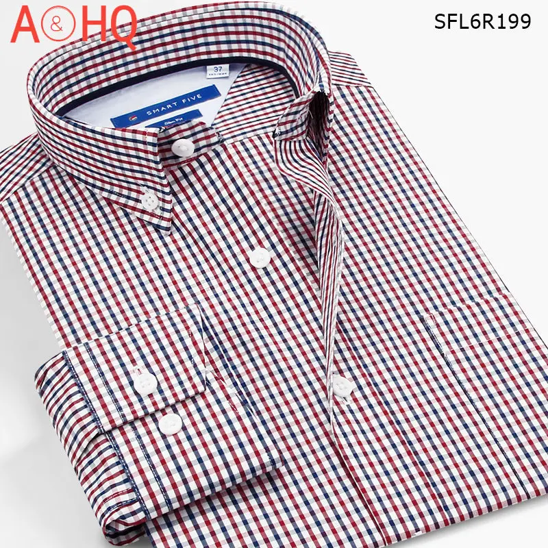 Smart Five Leisure Shirt Men Plaid Shirt Cotton Men's Fashion Casual Shirt Men's Long Sleeve Slim Fit camisa masculina
Smart Five Leisure Shirt Men Plaid Shirt Cotton Men's Fashion Casual Shirt Men's Long Sleeve Slim Fit camisa masculina