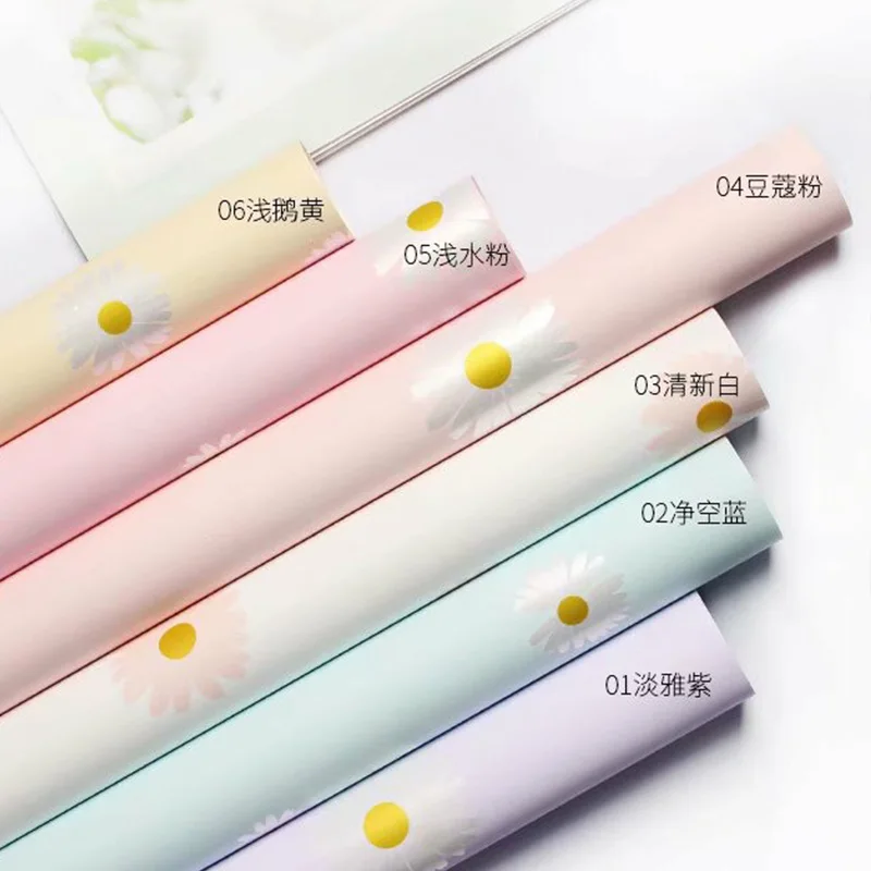 20pcs Small Daisy Waterproof Flower Bouquet Wrapping Valentines Day Gift Packaging Birthday Wedding Party Decorations 58cm*58cm
20pcs Small Daisy Waterproof Flower Bouquet Wrapping Valentines Day Gift Packaging Birthday Wedding Party Decorations 58cm*58cm