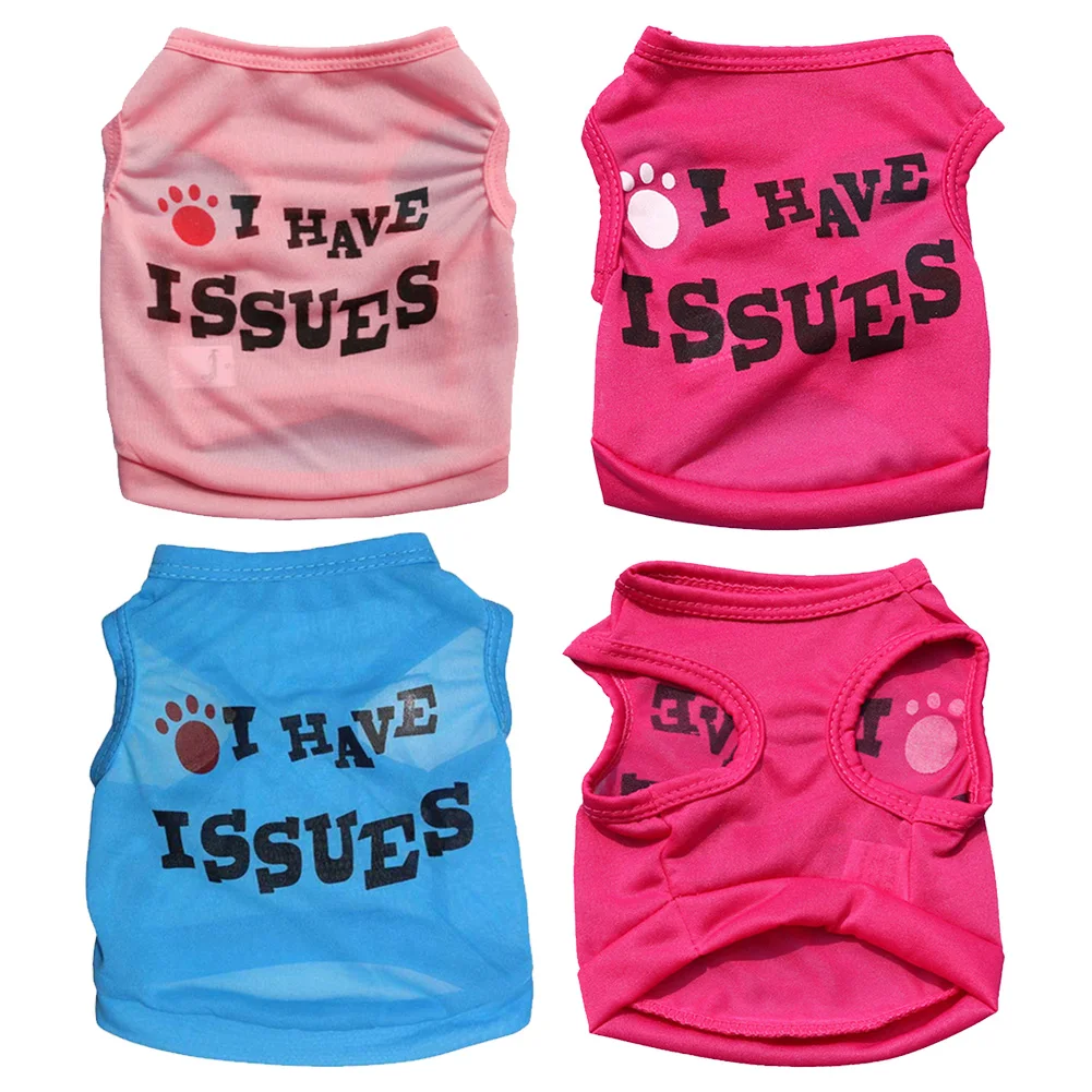 Spring and Summer Comfortable and Breathable Candy Color Vest Printed Footprints T-shirt Shirt Puppy Dog Clothes Pet Supplies
Spring and Summer Comfortable and Breathable Candy Color Vest Printed Footprints T-shirt Shirt Puppy Dog Clothes Pet Supplies