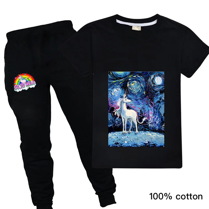 2020 New Baby Boy Costume Children's Unicorn T Shirt+pants Girl Clothing Shirts Cute Kids Summer Clothes Set
2020 New Baby Boy Costume Children's Unicorn T Shirt+pants Girl Clothing Shirts Cute Kids Summer Clothes Set