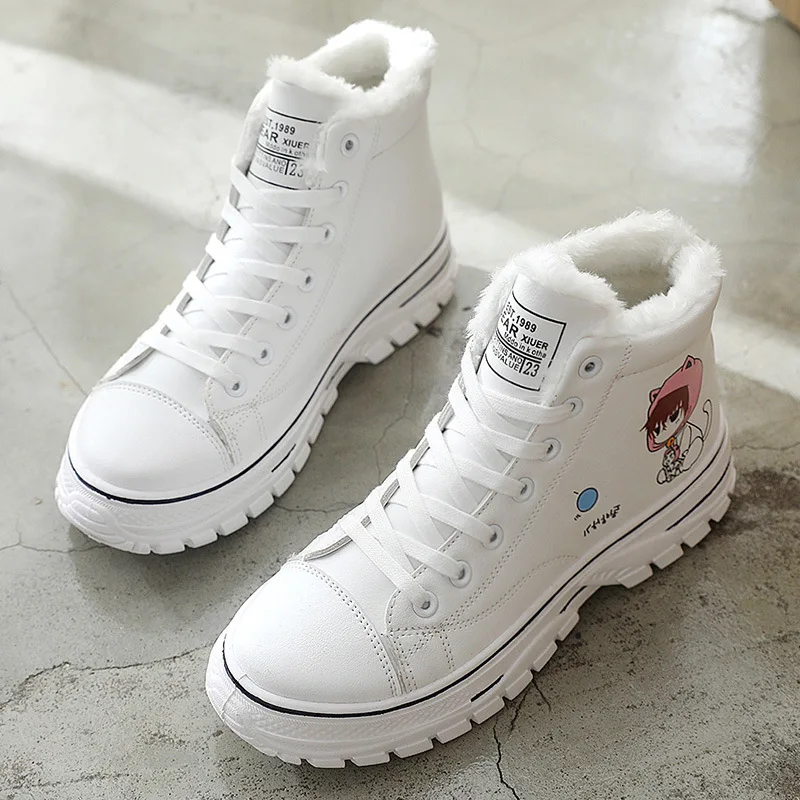 2021 New Winter Warm Snow Boots Women White Casual Sport Shoes Sneakers Woman Warm Ankle Boots Platform Fashion Cartoon Booties
2021 New Winter Warm Snow Boots Women White Casual Sport Shoes Sneakers Woman Warm Ankle Boots Platform Fashion Cartoon Booties