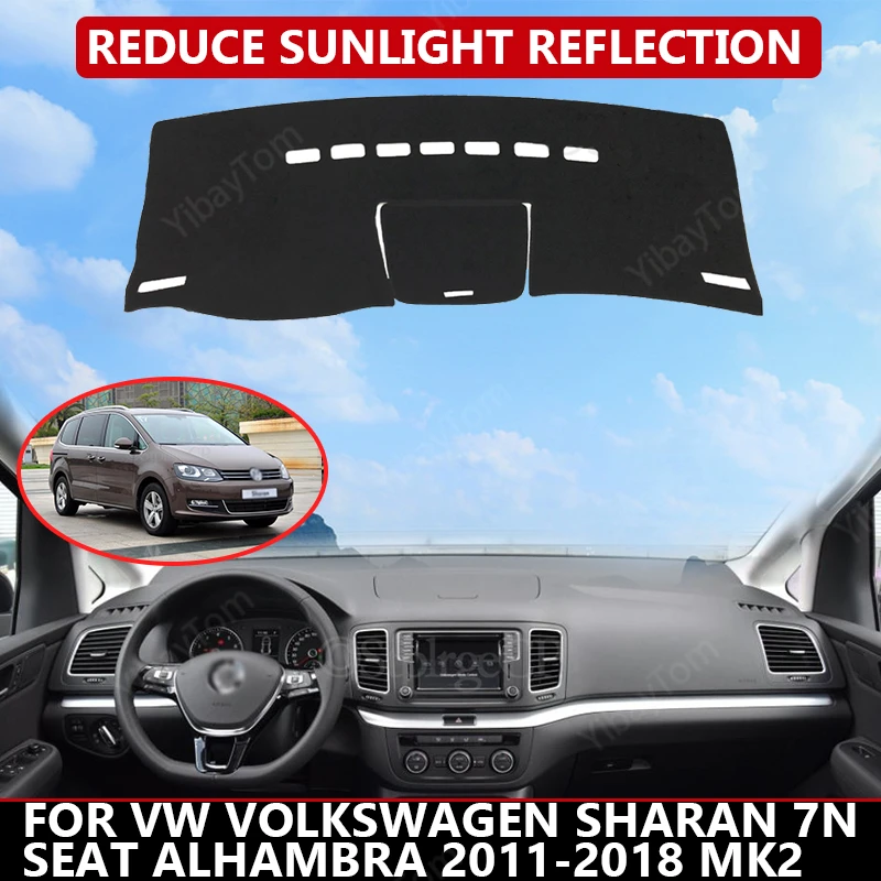 Car Dashboard Cover for VW Volkswagen Sharan 7N SEAT Alhambra 2011-18 MK2 Mat Protector Sun Shade Dashmat Board Pad Auto Carpet
Car Dashboard Cover for VW Volkswagen Sharan 7N SEAT Alhambra 2011-18 MK2 Mat Protector Sun Shade Dashmat Board Pad Auto Carpet