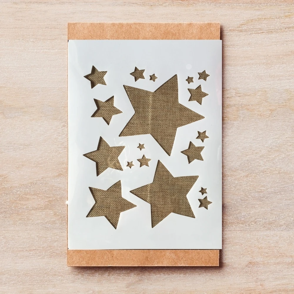 29*21cm A4 Stars DIY Layering Stencils Wall Painting Scrapbook Coloring Embossing Album Decorative Template
29*21cm A4 Stars DIY Layering Stencils Wall Painting Scrapbook Coloring Embossing Album Decorative Template