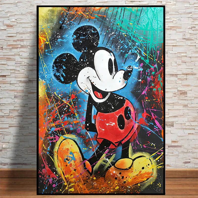 Disney Colourful Mickey Mouse Wall Art Poster And Print Canvas Painting Abstract Nursery Baby Kids Room Decor
Disney Colourful Mickey Mouse Wall Art Poster And Print Canvas Painting Abstract Nursery Baby Kids Room Decor