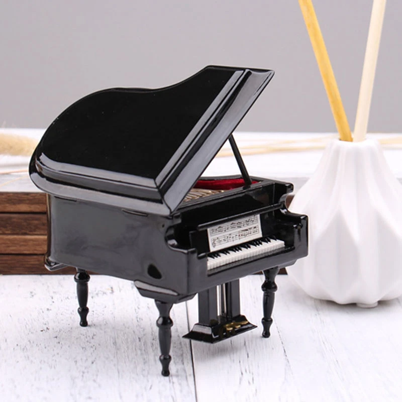 Miniature Grand Piano Model Kit Musical Instrument with Chair,for Home Office Decoration(Black, Without Music) Large
Miniature Grand Piano Model Kit Musical Instrument with Chair,for Home Office Decoration(Black, Without Music) Large