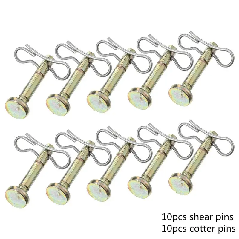 10 Set Shear Pin And Cotter Pin Compatible Shear Pins Replacement for 714-04040 738-04124 Shears And Cutters Snow Blowers
10 Set Shear Pin And Cotter Pin Compatible Shear Pins Replacement for 714-04040 738-04124 Shears And Cutters Snow Blowers