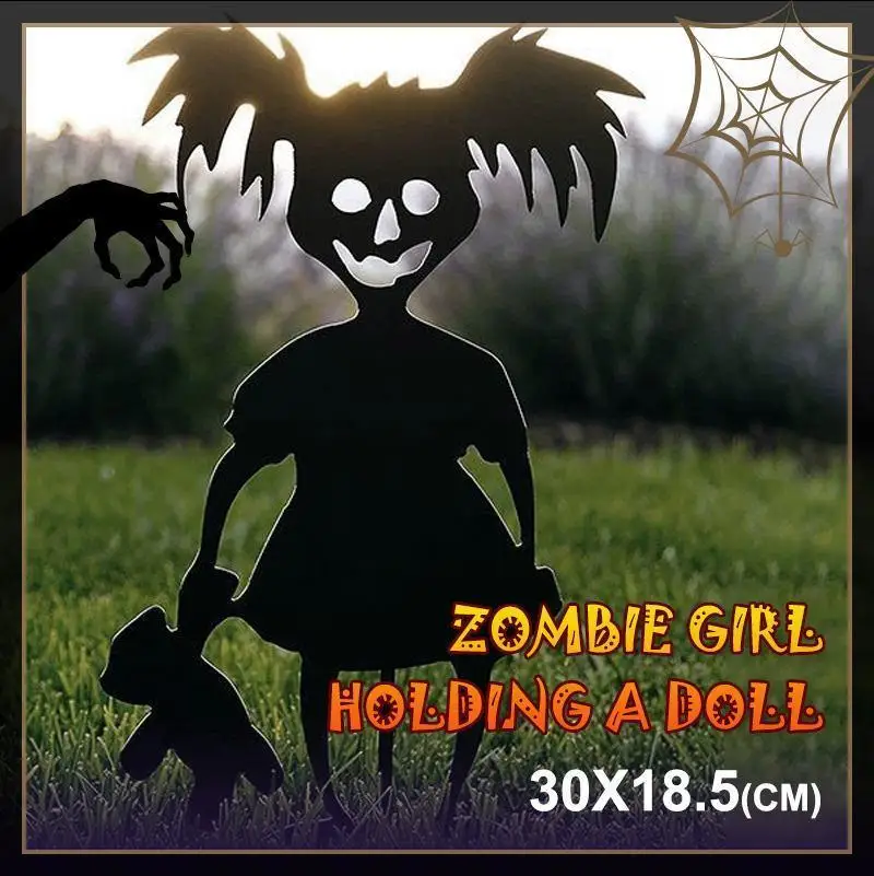 Cute Ghost Zombies Metal Art Standing Silhouette For Garden Yard home decor Garden Yard Decoration Outdoor Garden
Cute Ghost Zombies Metal Art Standing Silhouette For Garden Yard home decor Garden Yard Decoration Outdoor Garden