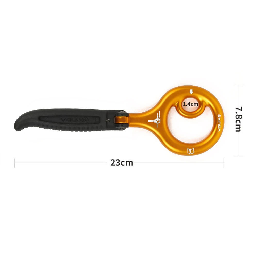 XINDA Rock Climbing 9-Ring Rigging Descender 22kN Rock Climbing Cable Descent Device Aluminum Downhill Rappelling Equipment
XINDA Rock Climbing 9-Ring Rigging Descender 22kN Rock Climbing Cable Descent Device Aluminum Downhill Rappelling Equipment