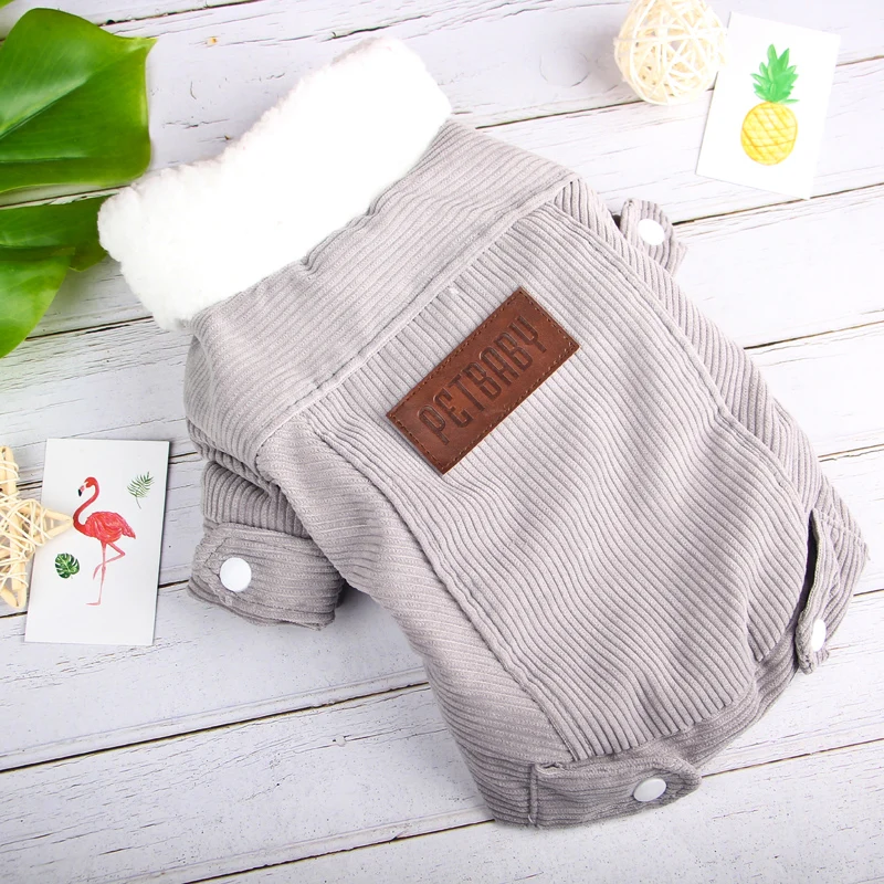 Lovely Autumn Winter Dog Clothing Lamb Cashmere Pile Thickwarm Dog Cotton Sweater Roupa Para Caes Pet Velvet Denim JJ60MF
Lovely Autumn Winter Dog Clothing Lamb Cashmere Pile Thickwarm Dog Cotton Sweater Roupa Para Caes Pet Velvet Denim JJ60MF