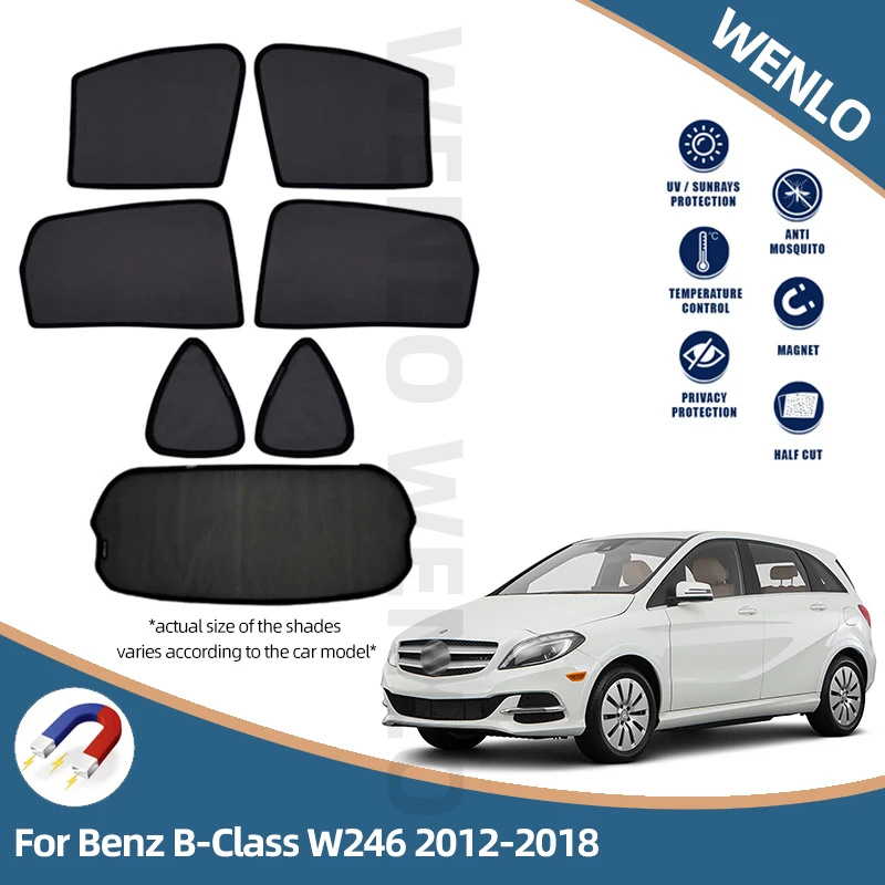 For Mercedes Benz B Class 2011-2019 2nd Generation (W246) Car Windows Magnetic Sunshades Curtain
For Mercedes Benz B Class 2011-2019 2nd Generation (W246) Car Windows Magnetic Sunshades Curtain