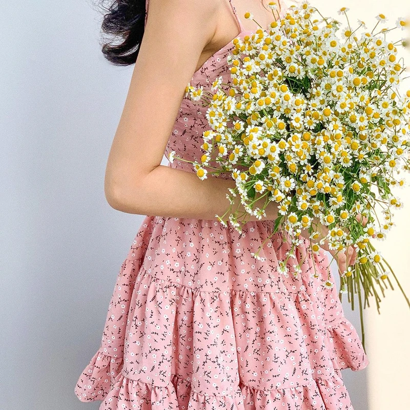 Weekeep Vintage Floral Prom Pink Strap Dress Women Sleeveless Skinny Mini Pleated Dresses Summer Casual Y2k Aesthetic Streetwear
Weekeep Vintage Floral Prom Pink Strap Dress Women Sleeveless Skinny Mini Pleated Dresses Summer Casual Y2k Aesthetic Streetwear