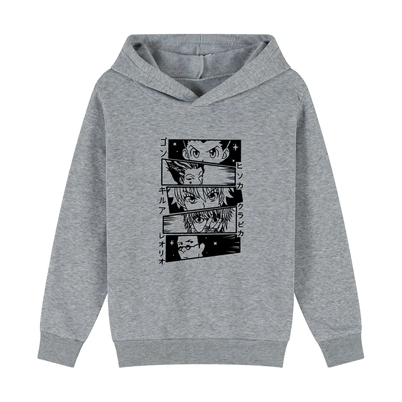 Cute babys Hunter X Hunter Hoodies boy girl Pullovers Hoodies Sweatshirts Killua Zoldyck Hisoka 90s Anime Hoody Streetwear Tops
Cute babys Hunter X Hunter Hoodies boy girl Pullovers Hoodies Sweatshirts Killua Zoldyck Hisoka 90s Anime Hoody Streetwear Tops