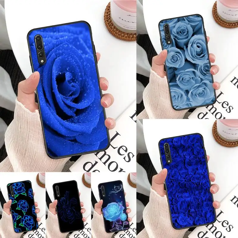 

Yinuoda Blue rose art Phone Case For Huawei Mate 30 Pro P20 P30 P40 pro lite Y7 Y6 2019 case for Honor 8X 8A 10 20lite 10i