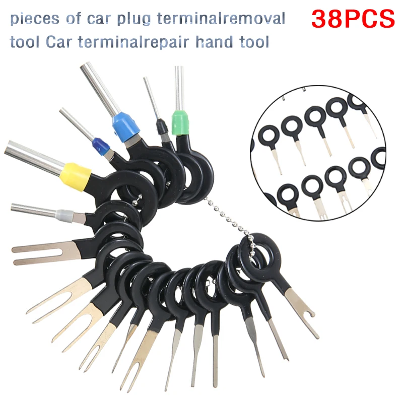 38PCS Car Terminal Removal Tool Wire Plug Connector Puller Release Pin Set Electrical Wire Crimp Extractor Kit Car Repair Tools
38PCS Car Terminal Removal Tool Wire Plug Connector Puller Release Pin Set Electrical Wire Crimp Extractor Kit Car Repair Tools