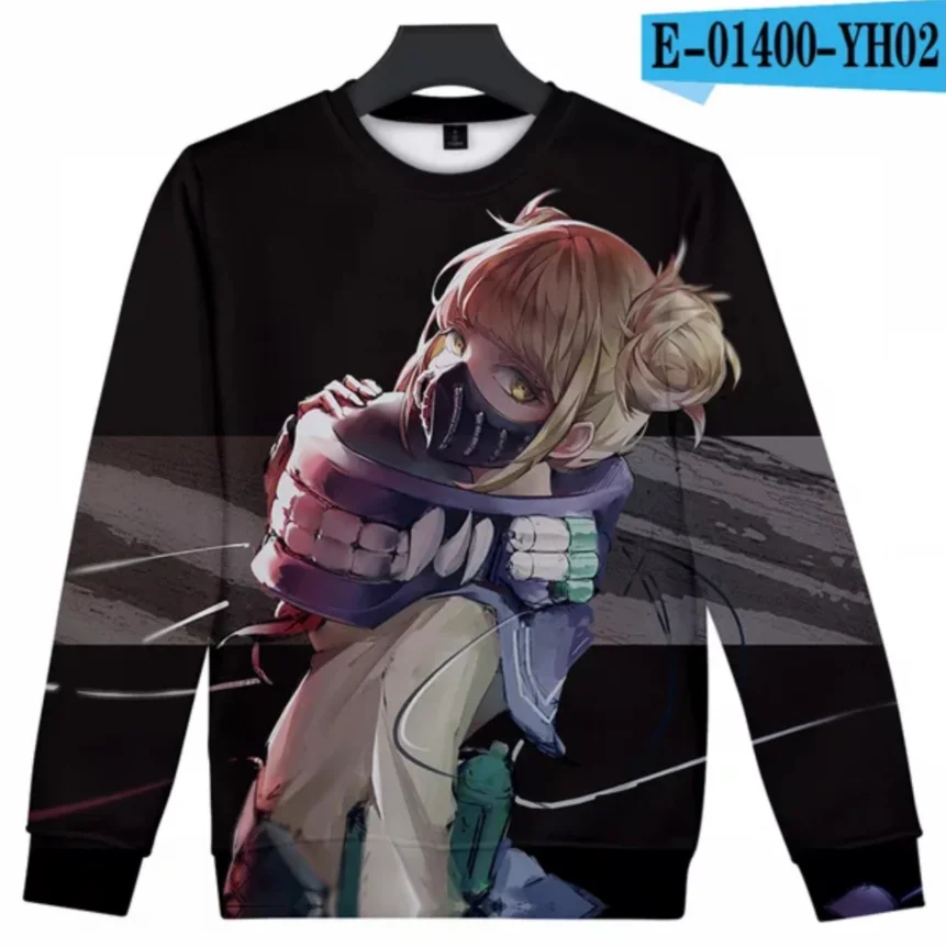 Hot Anime My Hero Academia Midoriya Izuku All Might 3D printing Round neck sweatshirts Casual Harajuku O-neck hoodies for girls
Hot Anime My Hero Academia Midoriya Izuku All Might 3D printing Round neck sweatshirts Casual Harajuku O-neck hoodies for girls
