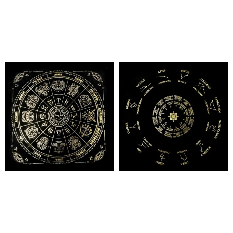 H053 Suede Velvet Tarot Tablecloth Rune Divination Altar Tarot Patch Table Cover For Magicians Daily Board Games Card Pad
H053 Suede Velvet Tarot Tablecloth Rune Divination Altar Tarot Patch Table Cover For Magicians Daily Board Games Card Pad