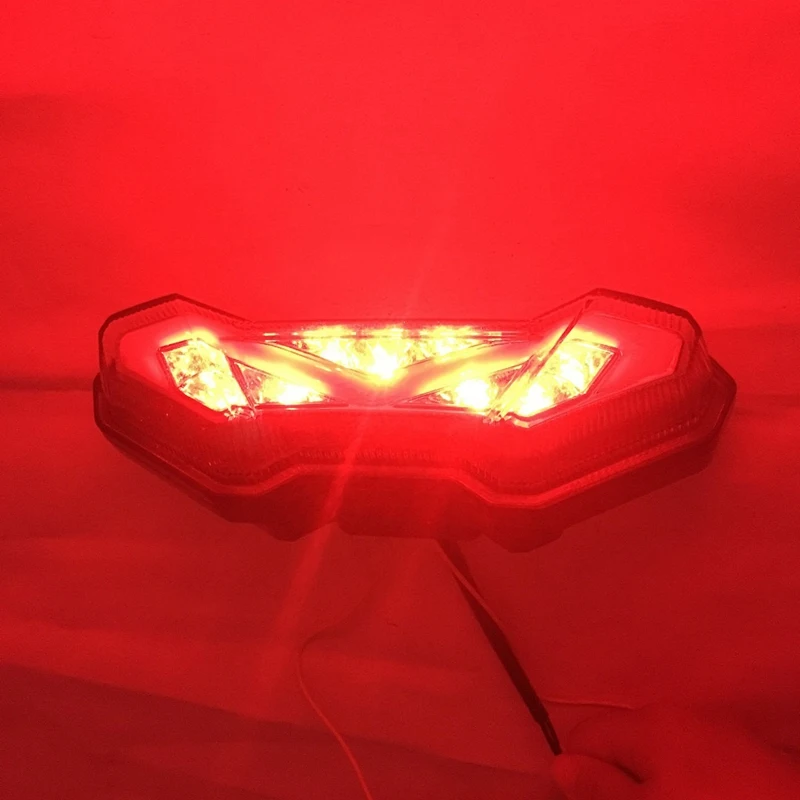 Интегрированный светодиодный задний фонарь для мотоцикла чистый сигнал