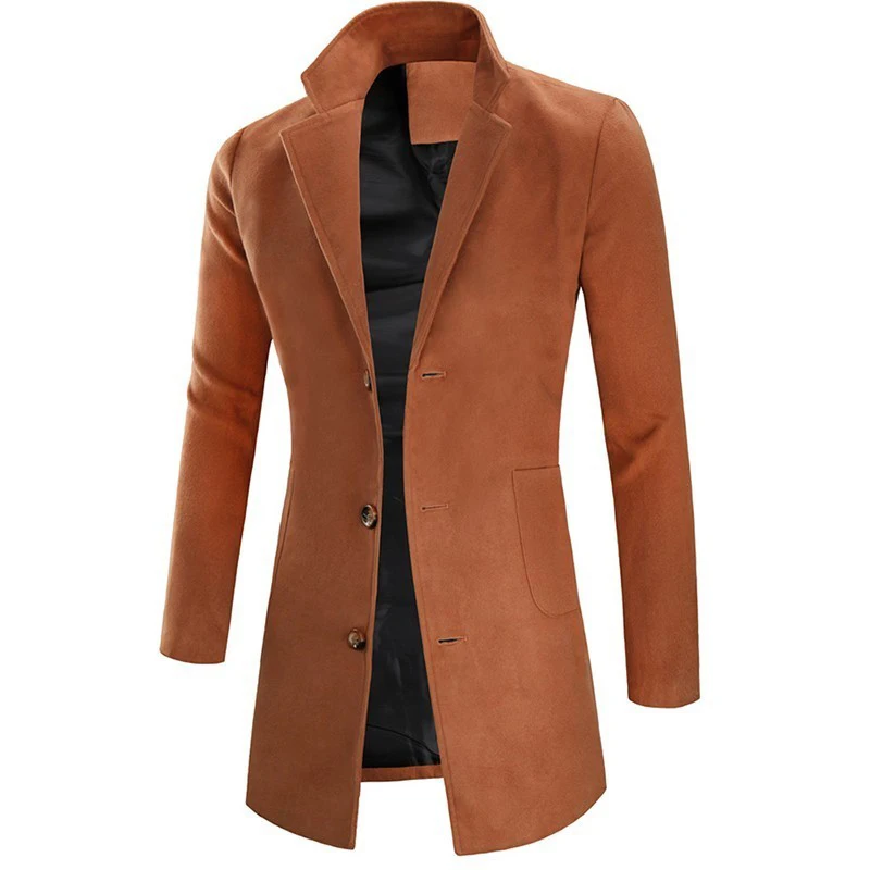 Autumn Winter Quality Men's Men's Wool Blends Long Coat Jacket Male Slim Fit Cashmere Overcoats Wool Coats business coat
Autumn Winter Quality Men's Men's Wool Blends Long Coat Jacket Male Slim Fit Cashmere Overcoats Wool Coats business coat