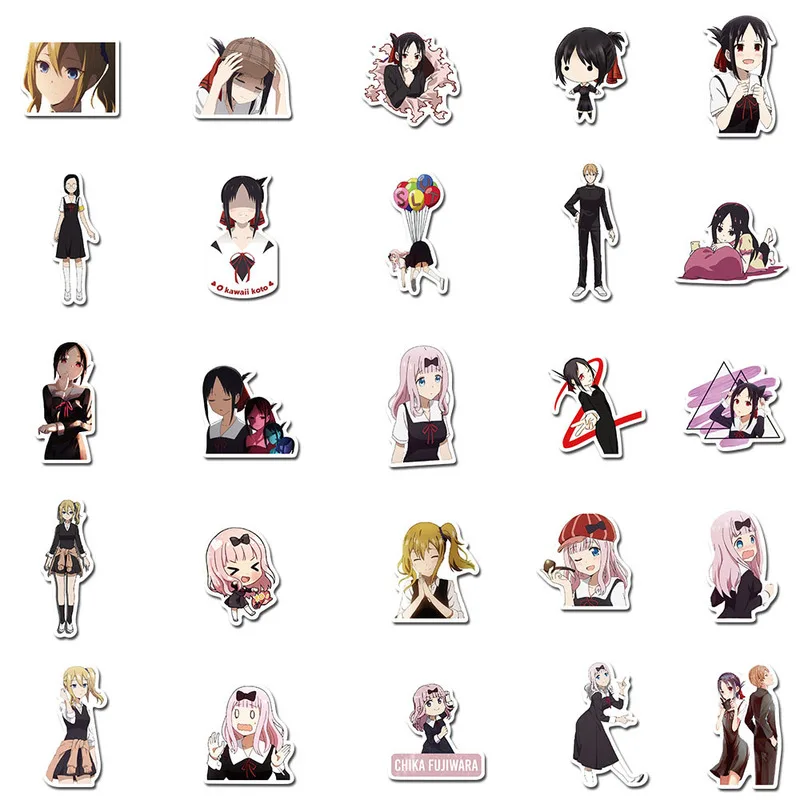 50Pcs Anime Kaguya-sama: Love Is War Stickers DIY Skateboard Laptop Guitar Refrigerator Scrapbook Car Toys Decal Stickers
50Pcs Anime Kaguya-sama: Love Is War Stickers DIY Skateboard Laptop Guitar Refrigerator Scrapbook Car Toys Decal Stickers