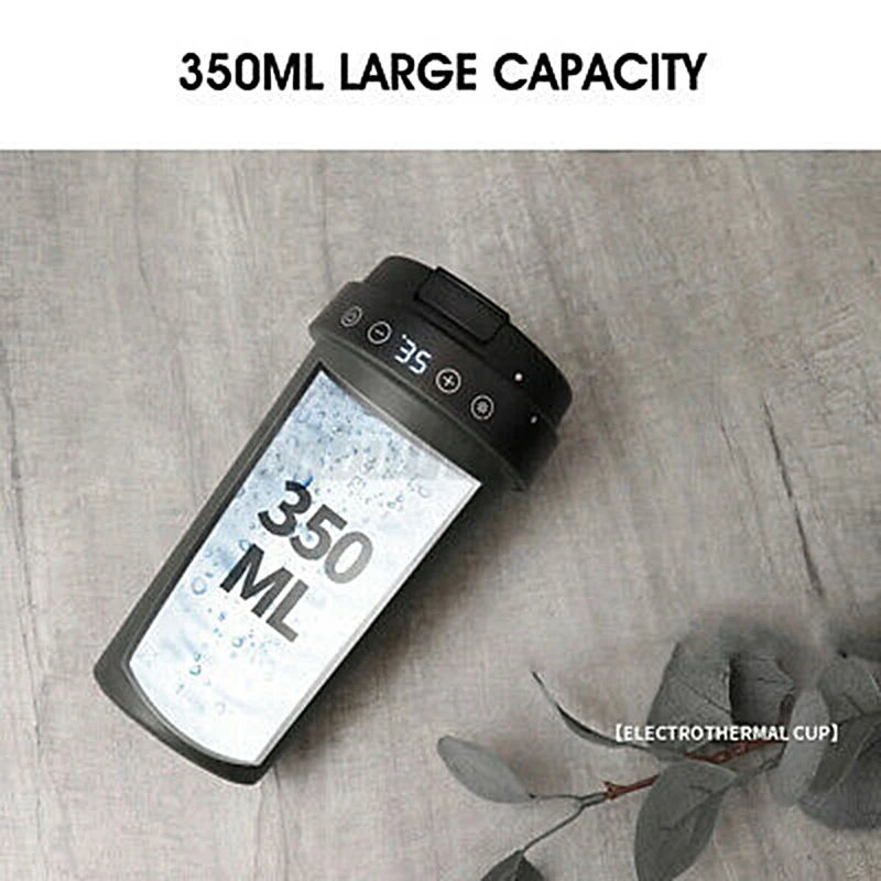 Car Heating Cup Electric Water Cup Display Temperature LCD Display Temperature Kettle Coffee Tea 350Ml 12V
Car Heating Cup Electric Water Cup Display Temperature LCD Display Temperature Kettle Coffee Tea 350Ml 12V