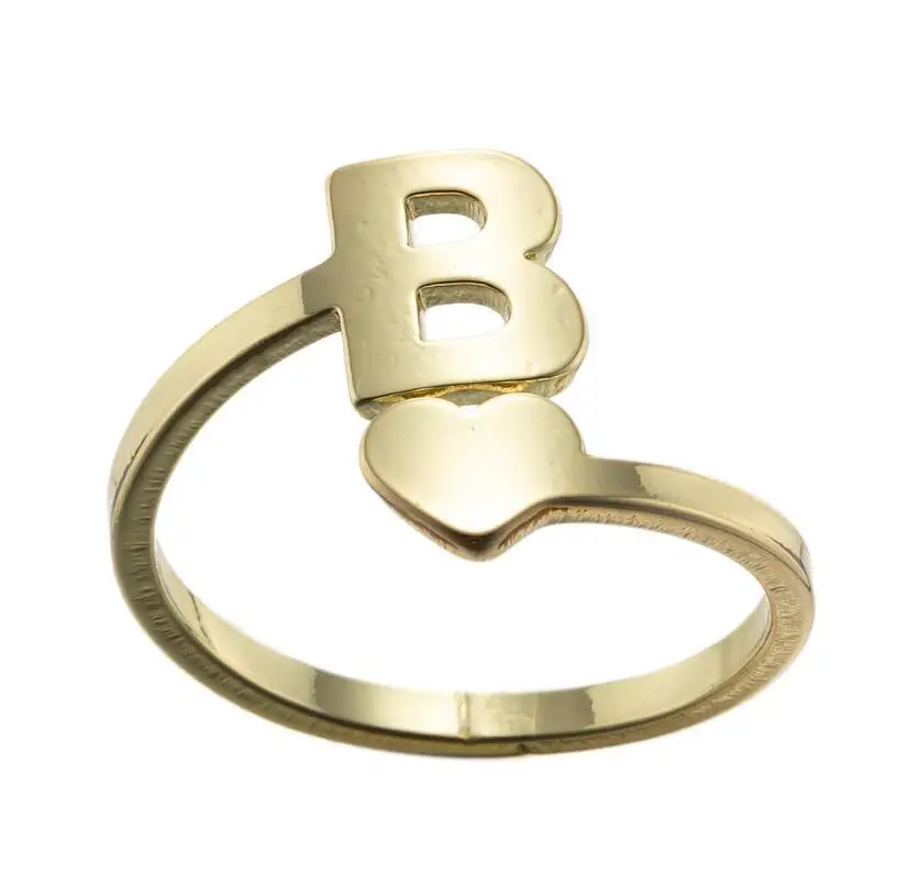 2021 new 26 English initials rings, simple stainless steel girls' love retro rings in Europe and America
2021 new 26 English initials rings, simple stainless steel girls' love retro rings in Europe and America