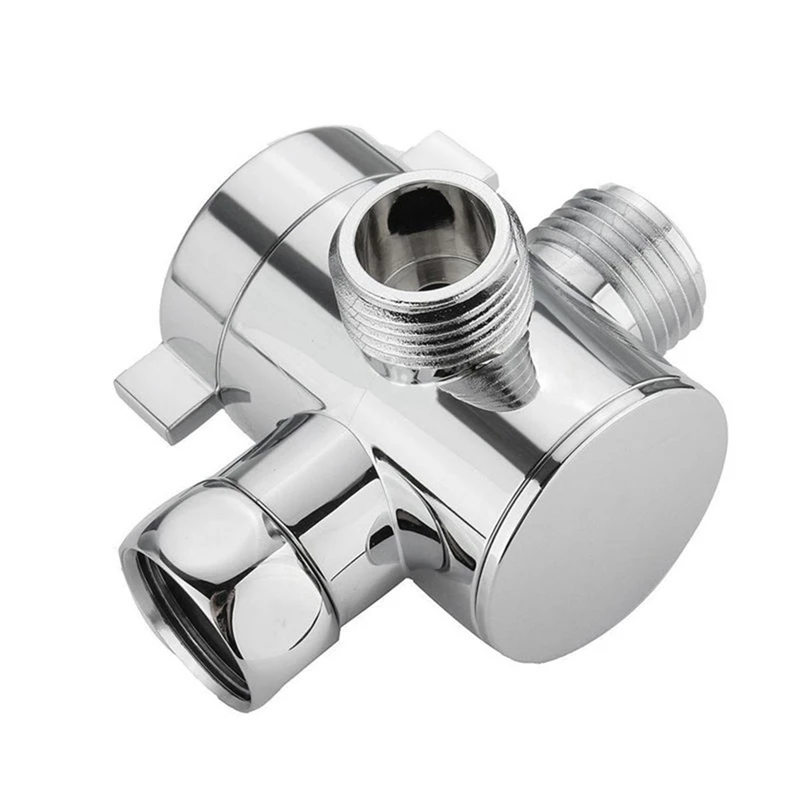3-Way T-Adapter Diverter Valve Adjustable Shower Head Arm Mounted Diverter Valve Bathroom Hardware Accessory
3-Way T-Adapter Diverter Valve Adjustable Shower Head Arm Mounted Diverter Valve Bathroom Hardware Accessory
