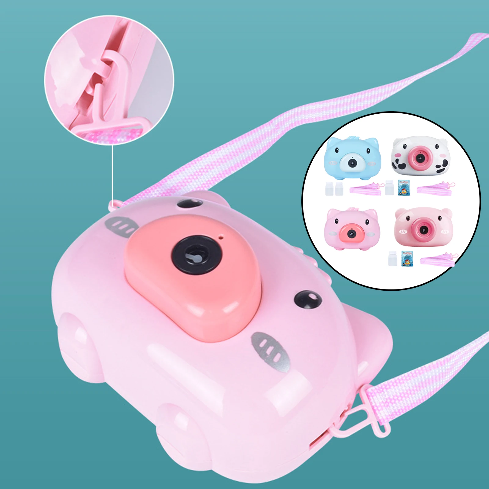 Bubble Maker Cute Cartoon Pig Camera Kids Baby Outdoor Automatic Bubble Maker Gifts For Girlfriend Bath Toy For Children
Bubble Maker Cute Cartoon Pig Camera Kids Baby Outdoor Automatic Bubble Maker Gifts For Girlfriend Bath Toy For Children