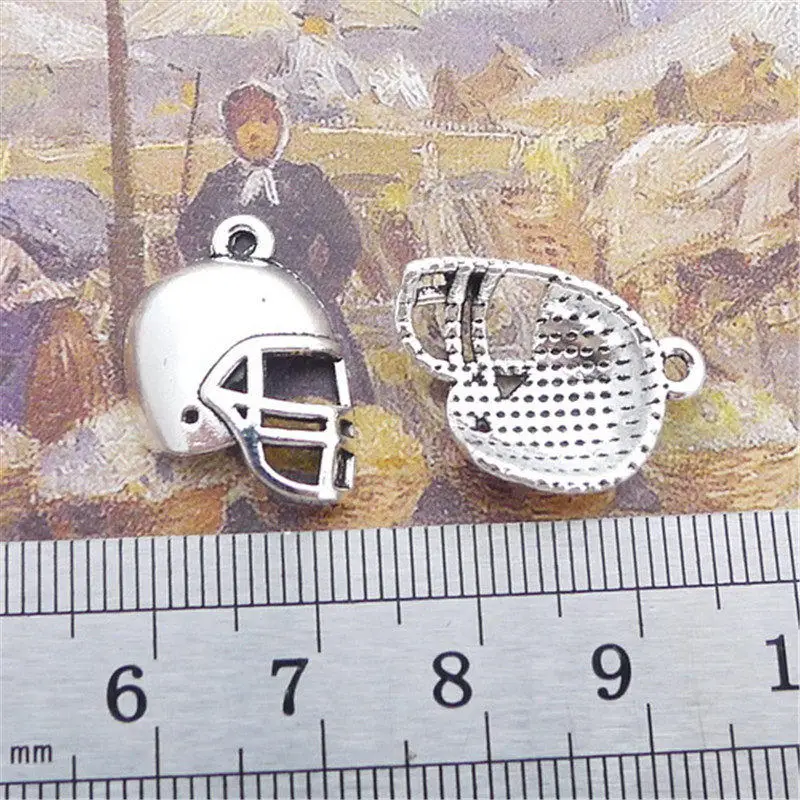 Football Rugby Helmet Charm Pendants Jewelry Making Finding DIY Bracelet Necklace Earring Accessories Handmade 5pcs
Football Rugby Helmet Charm Pendants Jewelry Making Finding DIY Bracelet Necklace Earring Accessories Handmade 5pcs