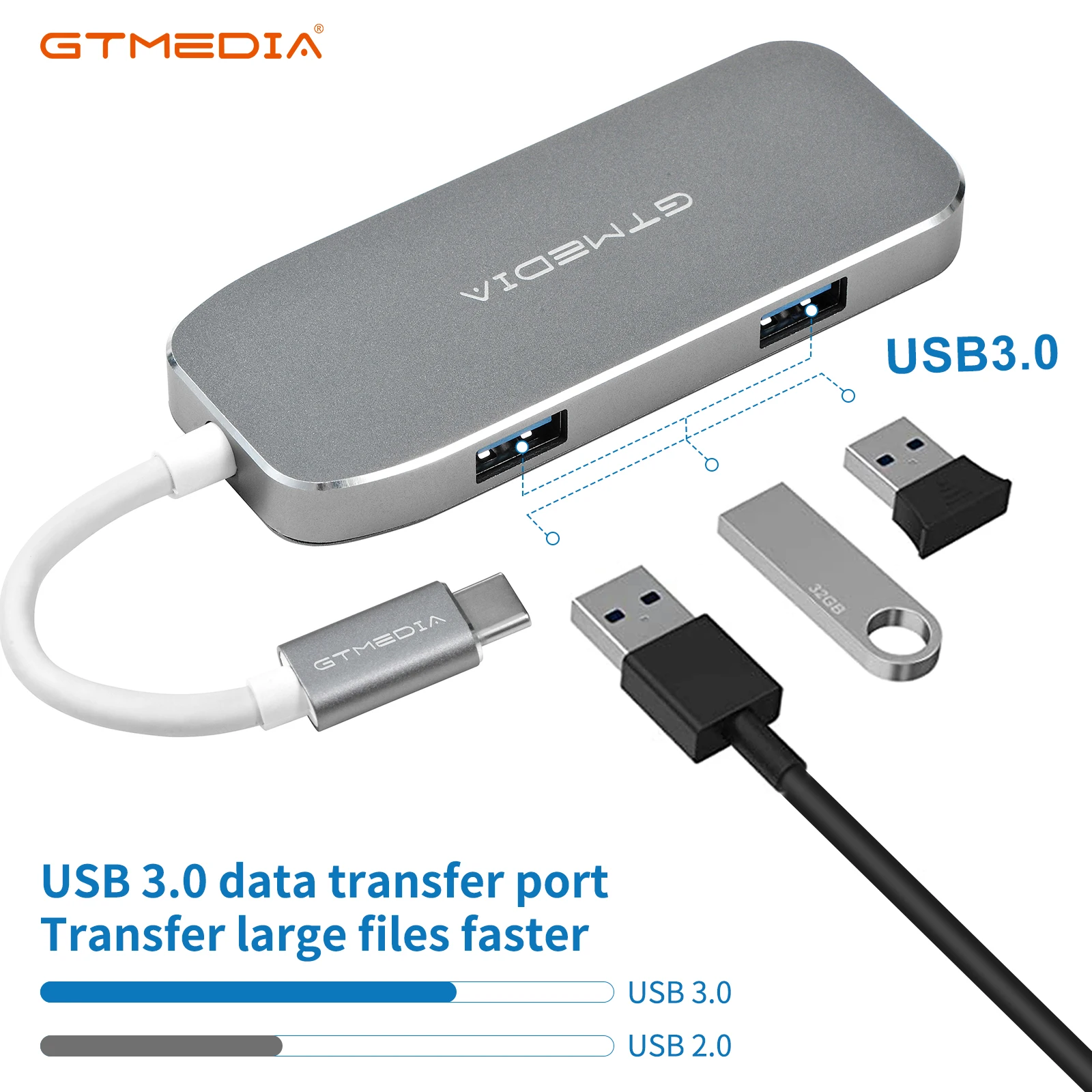 USB HUB Type C Splitter Multifunction Adapter 5in 1 USB3.1 to HDMI SD TF Card Reader All In One For Laptop PC Phones Macbook
USB HUB Type C Splitter Multifunction Adapter 5in 1 USB3.1 to HDMI SD TF Card Reader All In One For Laptop PC Phones Macbook