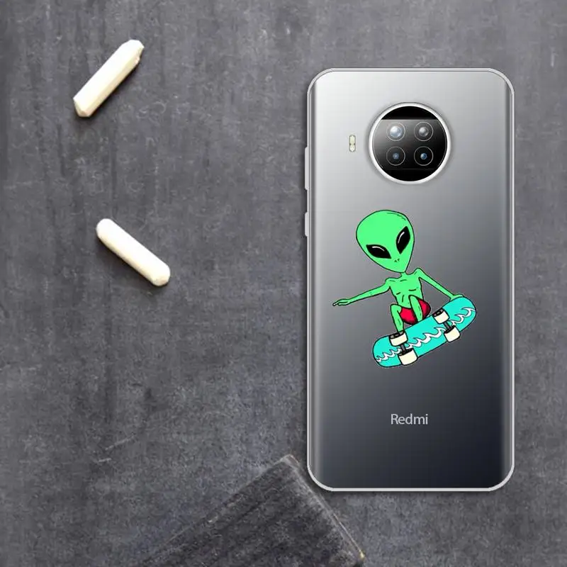 Cute cartoon Alien space Phone Case Transparent for Xiaomi Redmi note 10 t 8 9 pro lite 11
Cute cartoon Alien space Phone Case Transparent for Xiaomi Redmi note 10 t 8 9 pro lite 11
