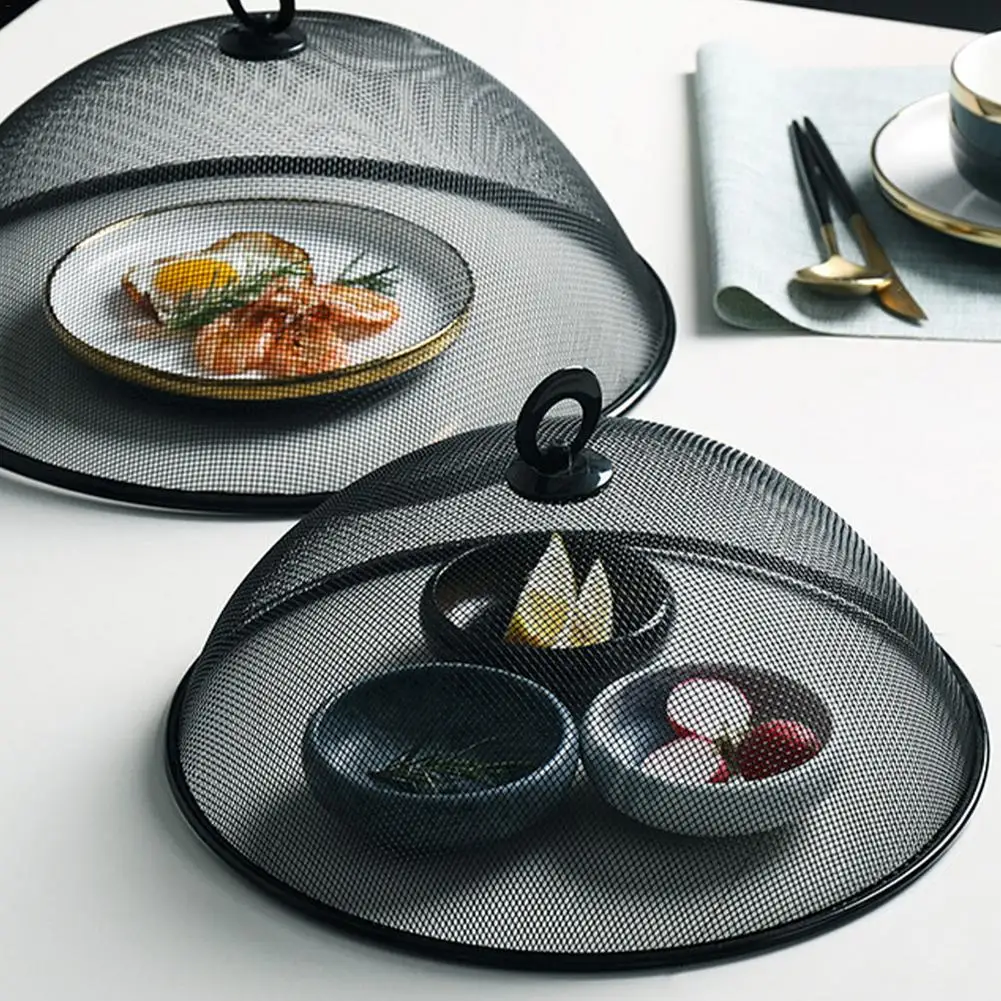 Stainless Steel Round Mesh Ventilation Metal Food Cover With Ring Hand Anti-Fly Mosquito Bug Mesh Net Protectors Kitchen Gadgets
Stainless Steel Round Mesh Ventilation Metal Food Cover With Ring Hand Anti-Fly Mosquito Bug Mesh Net Protectors Kitchen Gadgets