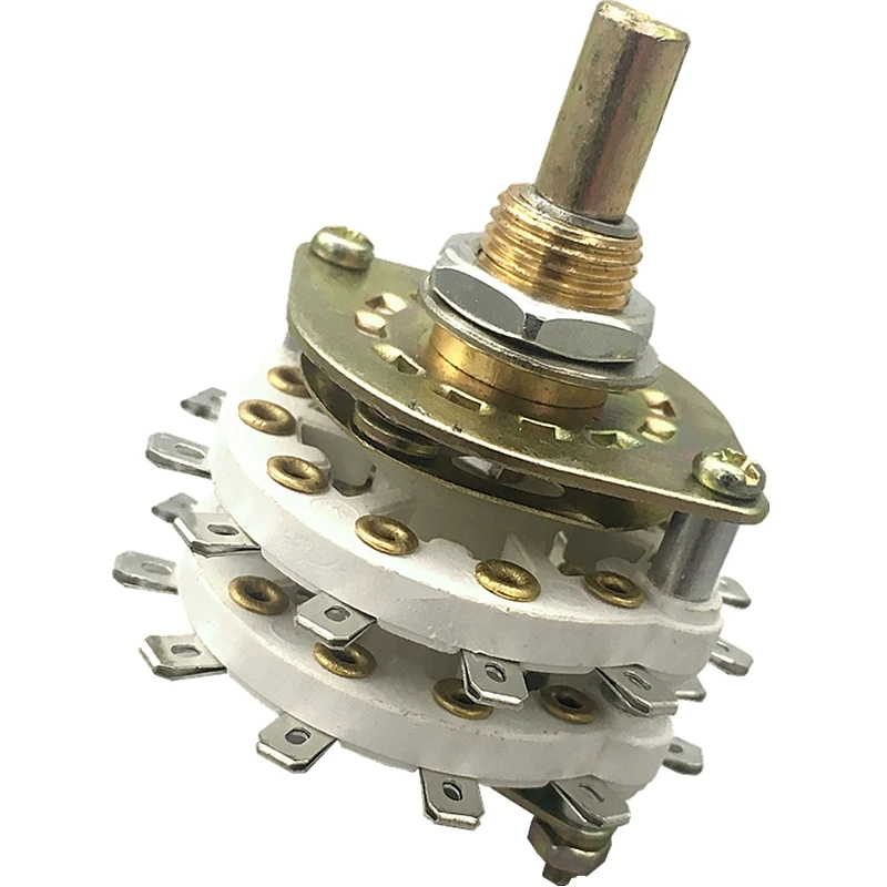 1PC Plastic Rotary Switch Band Channel Selector 2 Deck 4P3T/4P4T/4P5T/2P6T/2P7T/2P8T/2P9T/2P10T/2P11T/6P3T
1PC Plastic Rotary Switch Band Channel Selector 2 Deck 4P3T/4P4T/4P5T/2P6T/2P7T/2P8T/2P9T/2P10T/2P11T/6P3T