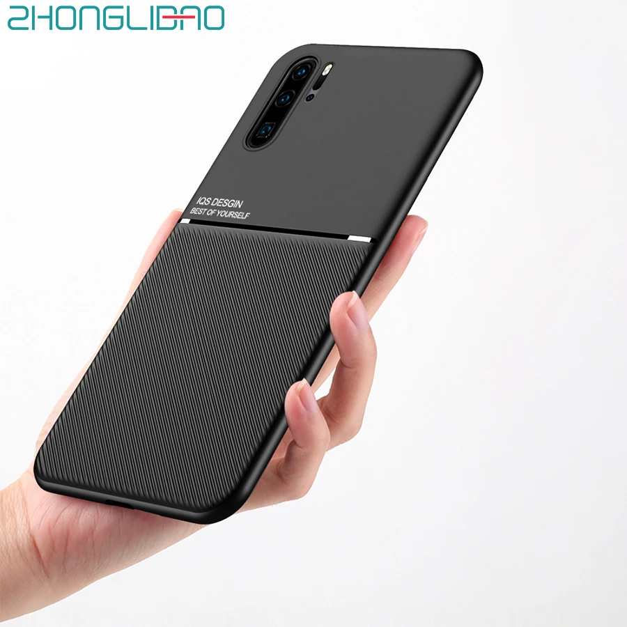 Ультратонкий Мягкий чехол из ТПУ для Huawei P40 P30 P20 P10 Mate 20 30 10 8 Lite Pro встроенный