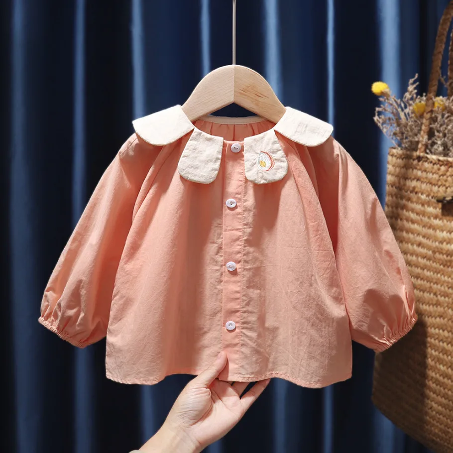 Little Girls Blouse Cotton Shirt Long Sleeve Shirt For Spring Autumn Baby Girl Toddler Newborn Tops Tee Camisa Children Clothes
Little Girls Blouse Cotton Shirt Long Sleeve Shirt For Spring Autumn Baby Girl Toddler Newborn Tops Tee Camisa Children Clothes