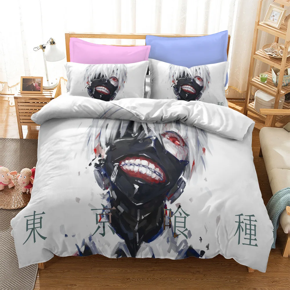 Tokyo Ghoul Bedding Set Anime Comforter Duvet Covers Pillowcases Comfortable Bed Set King Queen Single Size Luxury Linen Bedding
Tokyo Ghoul Bedding Set Anime Comforter Duvet Covers Pillowcases Comfortable Bed Set King Queen Single Size Luxury Linen Bedding