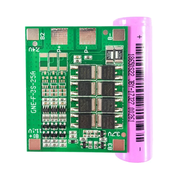 RISE-3S 12V 25A BMS Lithium Battery Charger Protection Board with Power Battery Enhance PCB Protection Board
RISE-3S 12V 25A BMS Lithium Battery Charger Protection Board with Power Battery Enhance PCB Protection Board