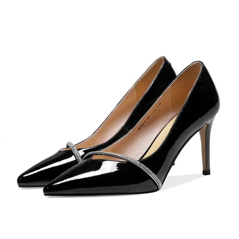GPOKHDS 2021 Women Pumps Soft Cow leather Autumn Spring Wine Red Slip On Thin Heel Pointed toe High Heels Pumps
GPOKHDS 2021 Women Pumps Soft Cow leather Autumn Spring Wine Red Slip On Thin Heel Pointed toe High Heels Pumps