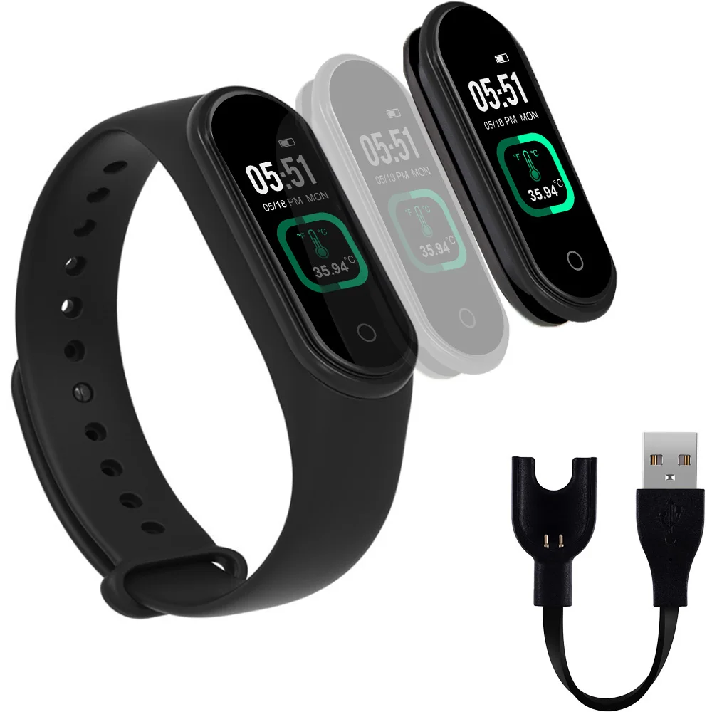 M4 Pro Smart Band Thermometer Men Fitness Tracker Heart Rate Women Blood Pressure Monitor Bracelet Smart Watch Android IOS 
M4 Pro Smart Band Thermometer Men Fitness Tracker Heart Rate Women Blood Pressure Monitor Bracelet Smart Watch Android IOS