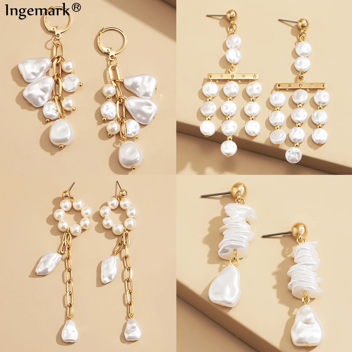Elegant Imitation Baroque Pearl Pendant Earrings For Woman 2021 Fashion Jewelry Party Lady Unusual Dangle Earrings Accessories
Elegant Imitation Baroque Pearl Pendant Earrings For Woman 2021 Fashion Jewelry Party Lady Unusual Dangle Earrings Accessories