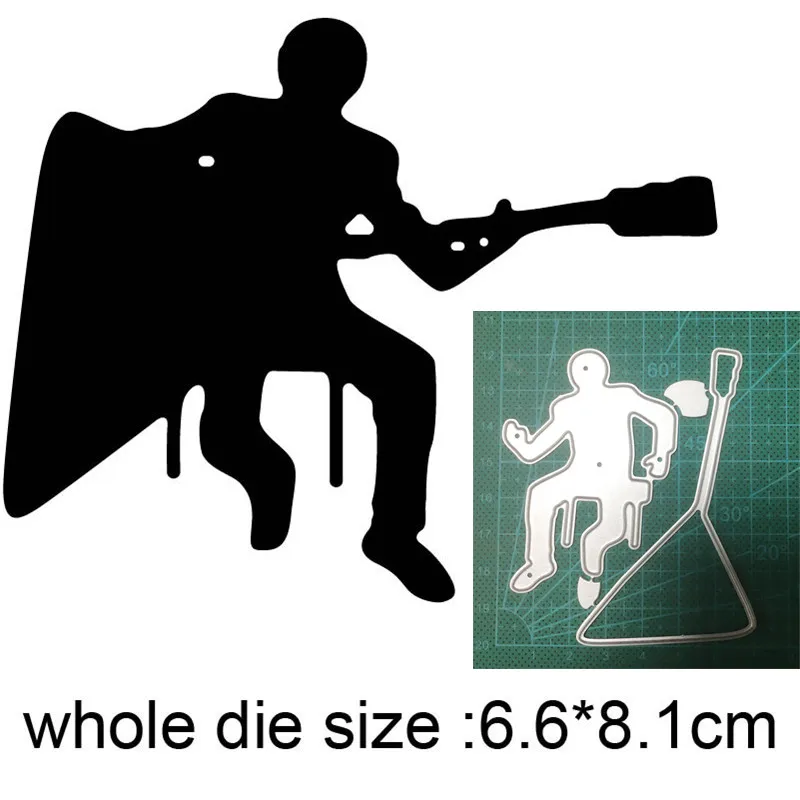 Craft metal cutting dies cut die mold man playing guitar Decoration Scrapbook paper craft knife mould blade punch stencils dies
Craft metal cutting dies cut die mold man playing guitar Decoration Scrapbook paper craft knife mould blade punch stencils dies