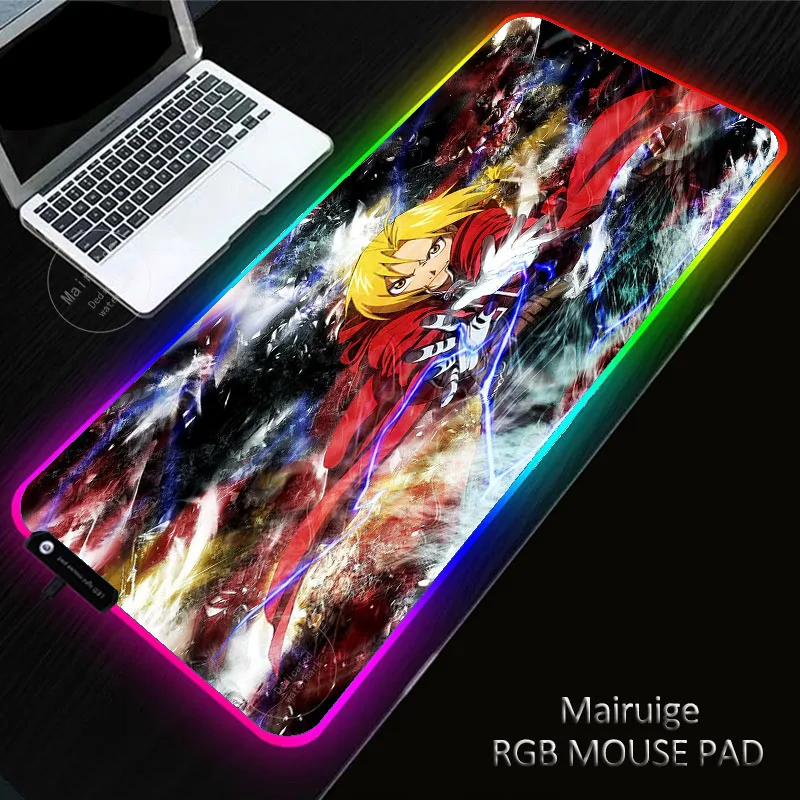 Anime Fullmetal Alchemist RGB Large Gaming XXL 900x400/350X600MM Mouse Pad LED Lighting XL Mousepad Gamer Computer Desk Mat Pad
Anime Fullmetal Alchemist RGB Large Gaming XXL 900x400/350X600MM Mouse Pad LED Lighting XL Mousepad Gamer Computer Desk Mat Pad