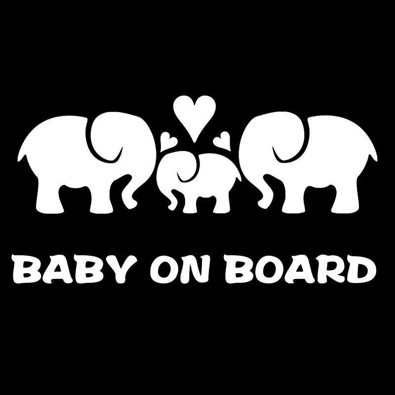 Cover Scratches Creativity Elephant Family BABY ON BOARD Window Car Sticker Accessories Fashion Bumper Vinyl Decal 17cmX9cm
Cover Scratches Creativity Elephant Family BABY ON BOARD Window Car Sticker Accessories Fashion Bumper Vinyl Decal 17cmX9cm