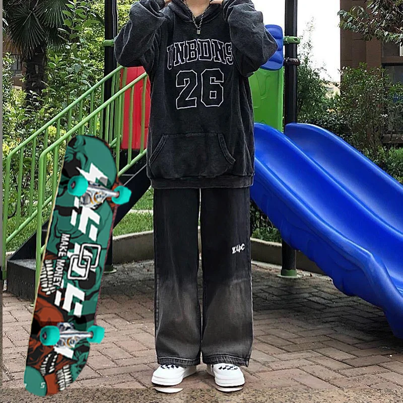 Spring and autumn loose jeans men's and women's jeans wide leg pants Y2K pants Hip Hop Pants skateboarding pants team pants
Spring and autumn loose jeans men's and women's jeans wide leg pants Y2K pants Hip Hop Pants skateboarding pants team pants