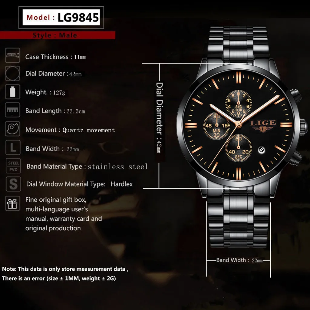Fashion Luxury Men Watch Chronograph Business Quartz Watch Date Calendar Mesh Strap Waterproof Men Clock Quartz Wrist Watches
Fashion Luxury Men Watch Chronograph Business Quartz Watch Date Calendar Mesh Strap Waterproof Men Clock Quartz Wrist Watches