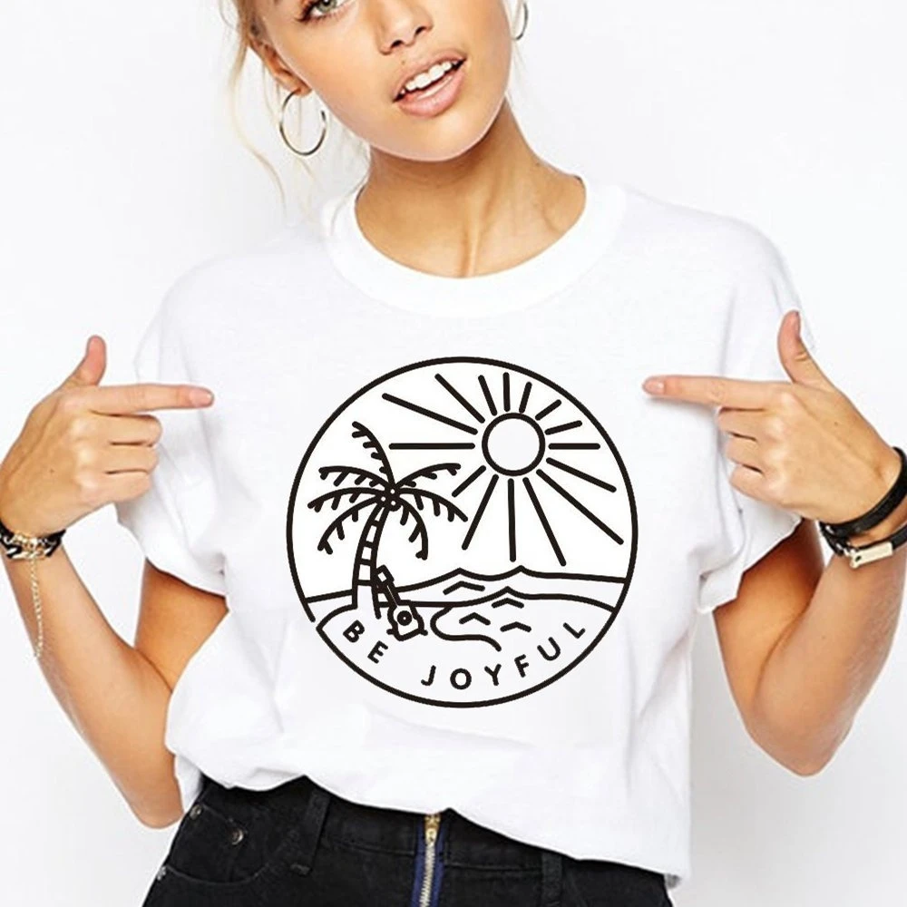 kuakuayu HJN Be Joyful Positive Cotton Man Printed Men Fashion Cool unisex art Casual T-shirt for Men and slogan Women- K111
kuakuayu HJN Be Joyful Positive Cotton Man Printed Men Fashion Cool unisex art Casual T-shirt for Men and slogan Women- K111