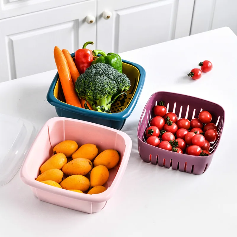Plastic Vegetable Fruit Washing Basket Strainer Multifunction Home Fruit Washing Basket Color Fruitmand Kitchen Gadgets DF50FVC
Plastic Vegetable Fruit Washing Basket Strainer Multifunction Home Fruit Washing Basket Color Fruitmand Kitchen Gadgets DF50FVC