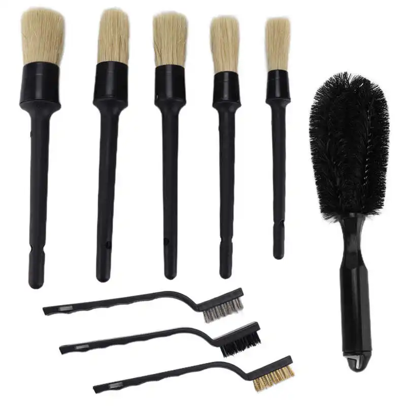 Detailing Brushes Kit Car Wheel Cleaner Wet Dry Use for Auto Wheels Dashboard
Detailing Brushes Kit Car Wheel Cleaner Wet Dry Use for Auto Wheels Dashboard
