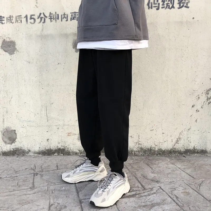 Men Sweatpants Bundle Solid Elastic Waist Simple Korean Style Loose Big Size 2XL Students Streetwear All-match Simple Harem Pant
Men Sweatpants Bundle Solid Elastic Waist Simple Korean Style Loose Big Size 2XL Students Streetwear All-match Simple Harem Pant