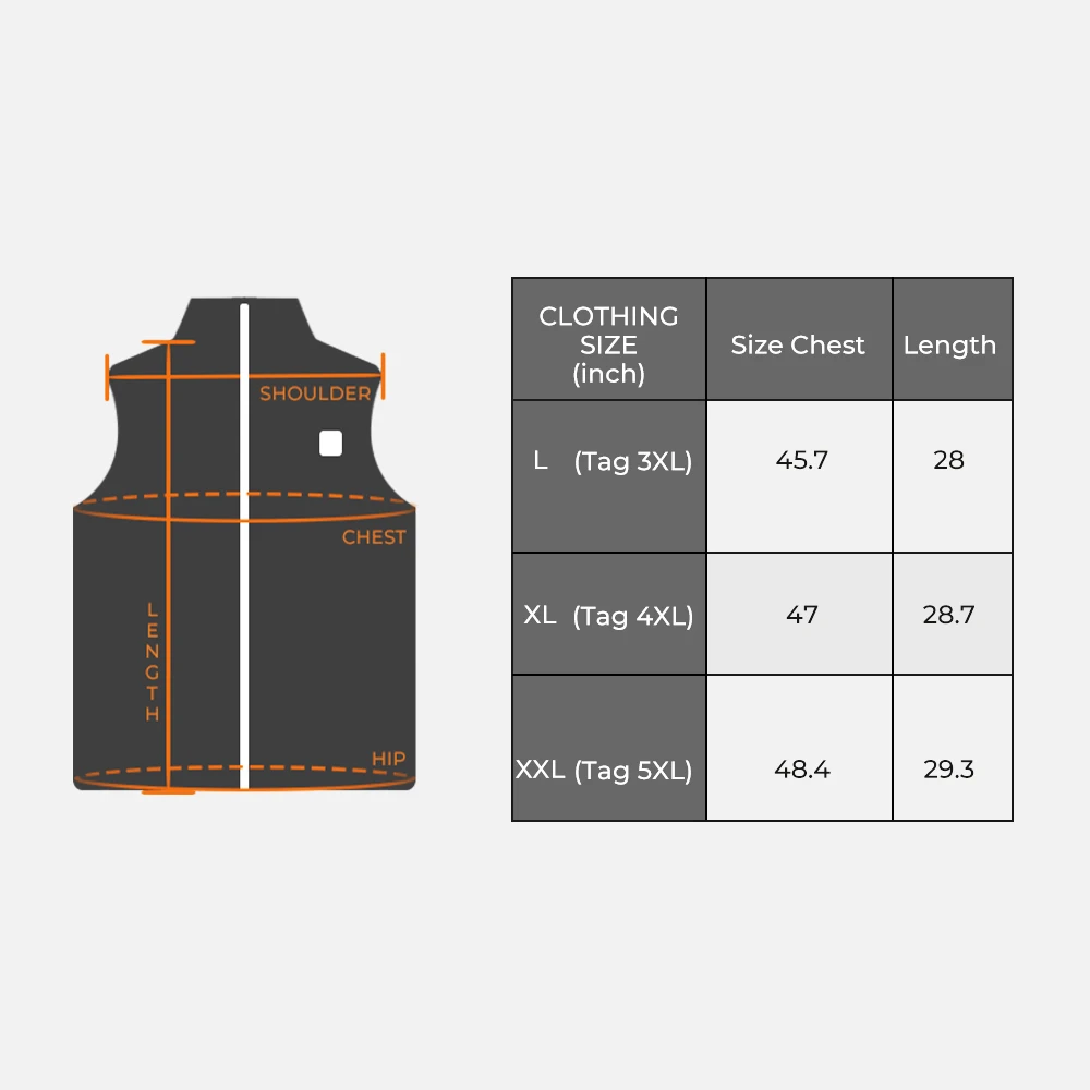 KEMIMOTO USB Heated Vest Men Motorcycle Winter Electrical Heated Sleevless Jacket Travel Heating Vest Outdoor Waistcoat
KEMIMOTO USB Heated Vest Men Motorcycle Winter Electrical Heated Sleevless Jacket Travel Heating Vest Outdoor Waistcoat